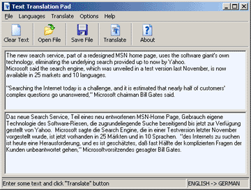 Translation Pad 2.19 screenshot