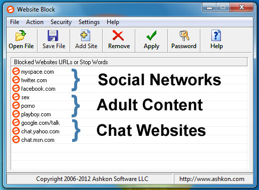 Block unwanted websites in Internet Explorer by http URL address or keyword