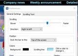 Presentation Ticker screenshot