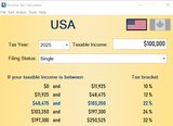 Income Tax Calculator screenshot